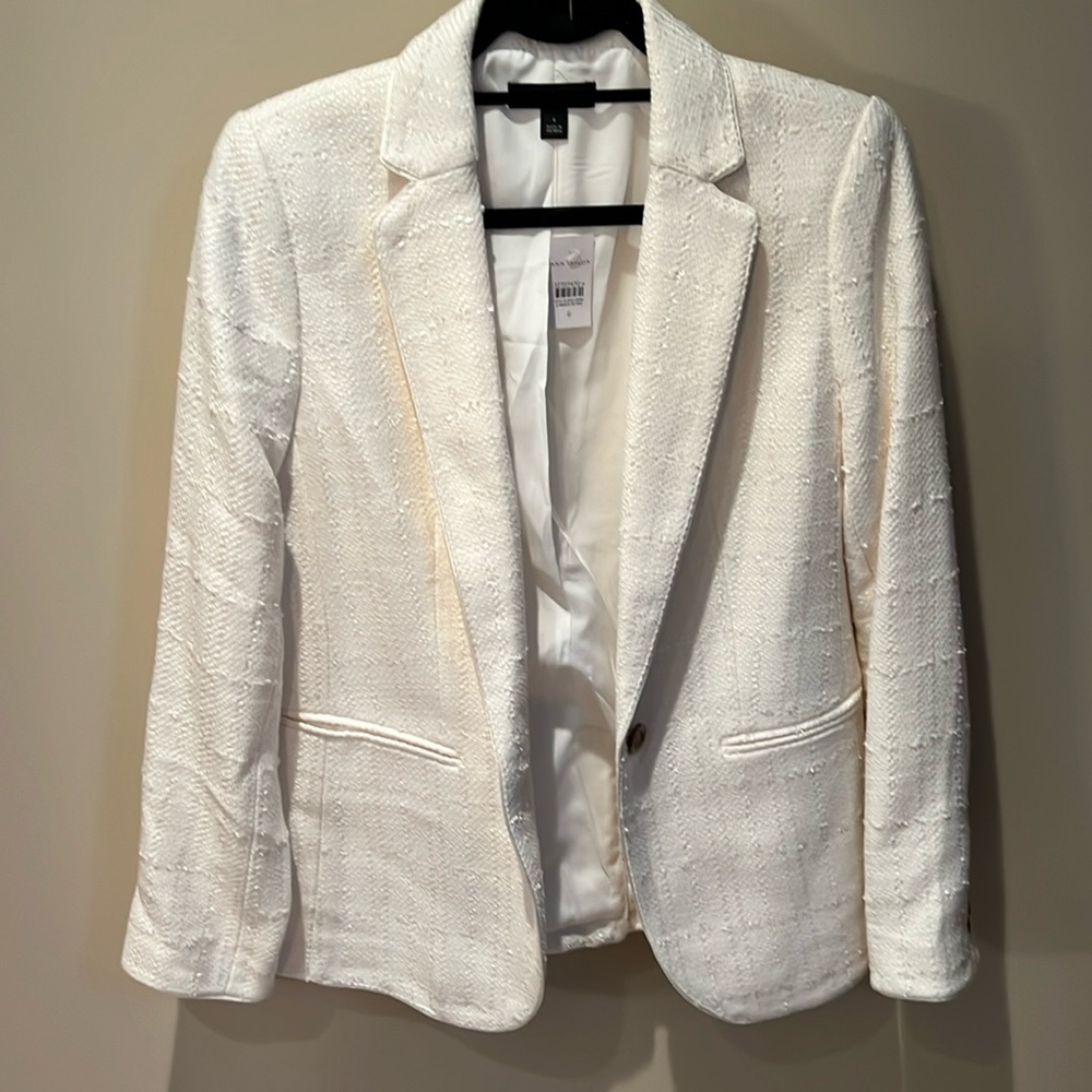 Brand New with Tags. Ann Taylor Ivory Blazer